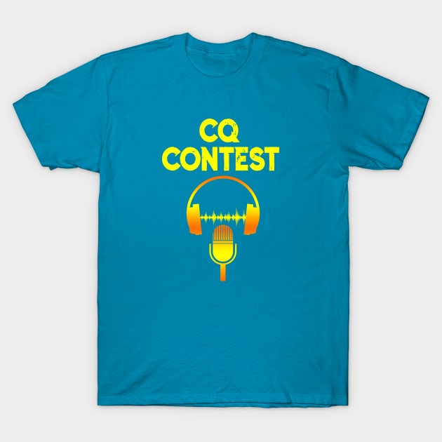 Ham Radio CQ Contest Amateur Radio Hobby T-Shirt by Antzyzzz